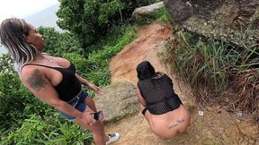 aventura do casal mattos - putaria na praia: grelona da anne, foda molhada e gozada surpresa