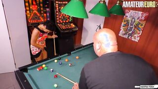 AMATEUREURO - Old Ex-Wife Has Hottie Sex On The Pool Table