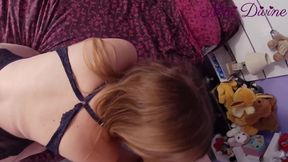I Shove a Massive BBC Dildo Deep in Her Pussy While She Sucks My Cock, Huge Cumshot!