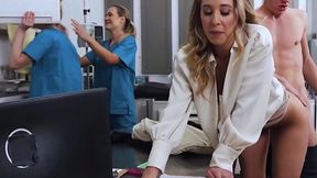 Horny Pervert Publicly Free-uses Sexy Fit Blonde MILF Millie Morgan At the Bus Stop & In the Hospital