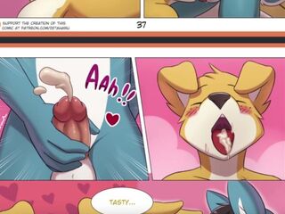 Fur Comic Dub: Weekend (Fur Animation, Yiff Femboy, Toon, Anal)