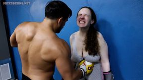 MB31 - Belly Punching Challenge - Felicia vs Sam Stout