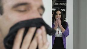 ”Panty sniffer Stepson fucks step stepmom”