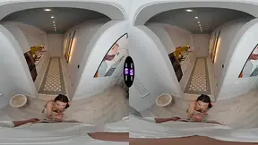 Petite Petite Hottie Sucks and Rides in VR Anal scene