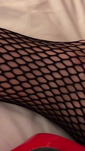 Jaw-dropping moment from &quot;Fetish cumshots on fishnets and high heels&quot;