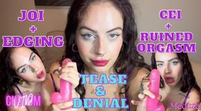 CUM WITH MISTRESS - JOI + EDGING + CEI + RUINED ORGASM + TEASE&DENIAL (CUSTOM CLIP)