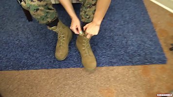 Alexia is a horny, amateur military woman who would do anything for a good ass fuck