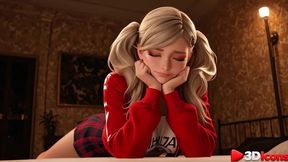 ann takamaki got fucked in every hole during a photo shoot interview [ai]