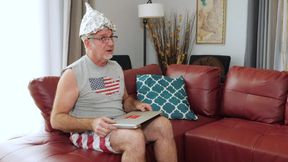 Grandpa Tinfoil Hat And Devils Mark