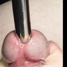 DO NOT VIEW IF SENSITIVE! 14mm Sounding Big Uncut Head Ultra Close-up w Cumshot POV 4K