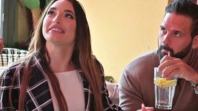 adventurous babe sara diamante invites shy waiter over for intense dp threesome gp3455