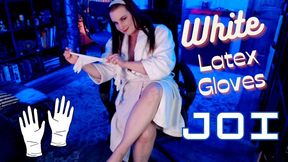 White Latex Gloves JOI - MP4