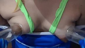 full version: puffy nipples sissy samus pumping and lactatingg her tits with vacuum milking machine until they grow (breast expansion)