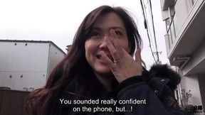 Japanese wife sings in karaoke love hotel, gets horny and fucks