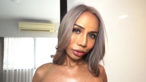 Passionate Asian trans vibe moment