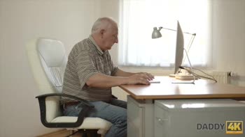 Dad's Forbidden Fantasy: Tiny Teen (18+) Watches as Old Man Fucks Her Best Friend