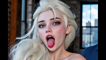 Stunning Blonde Elsa - AI Generated