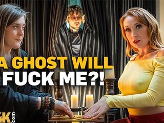 MATURE4K. "The Ghost" with a Large Shlong Bangs this Pretty mother I'd like to fuck