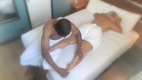 Spanish Cougar Catalina Ft Gets Hot Oily Rub Down From Mr Darlington in Hotel