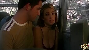 Sad Babe Finds Comfort In A Bus Drivers Touch And His Massive Cock