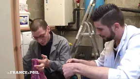 Skinny Black Slut From Islands Gets Hard Double Penetrated by Technicians