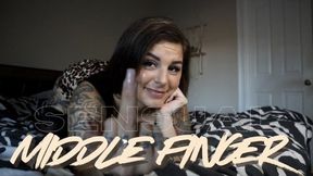 "Sensual Middle Finger”