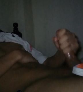 Mature man in bed