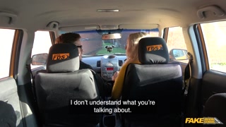 Fake Driving School - Busty Tattooed blonde getting fucked before her Driving Test