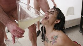 reload 6on1 double anal gang bang goes wet ivanna james, 6on1, atm, dap, rough sex, big gapes, pee drink, cum in mouth, swallow gl738m
