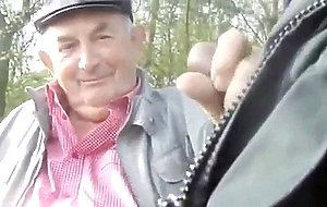 Grandpa in park