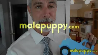 Older step uncle whips out his big dick and jerks off in bathroom