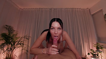 Erotic massage with big tits, oil and Simon Kitten