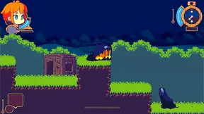 Pixel Catgirl Lufuclad Takes Monster Dick In Sexy Nighttime Anime Adventure