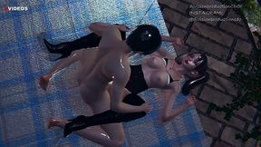 Jess Fuck in Thigh High Boots (3D 60FPS) Verification Video