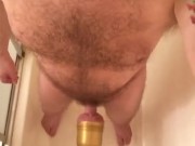 Fucking my Fleshlight in the shower