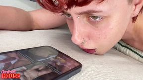 Man with a Big Dick Fucking a Very Naughty Non-binary Girl