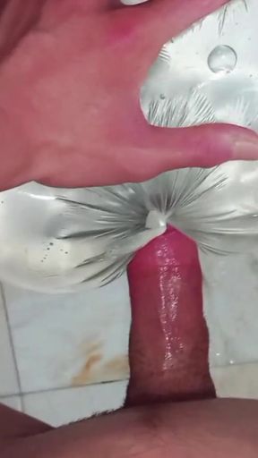 Epic moment from "Horny Solo Boy Fills Himself with a Toy🍑"