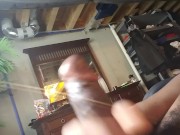Teen stroking his bbc for you