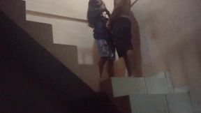 comi o cu da sapatao filha da empregada na escadaria da garagem do predio, fomos pagos no flagra. (jasmine santanna)