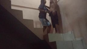 comi o cu da sapatao filha da empregada na escadaria da garagem do predio, fomos pagos no flagra. (jasmine santanna)