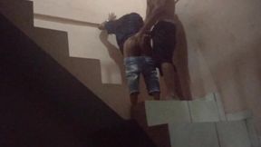 comi o cu da sapatao filha da empregada na escadaria da garagem do predio, fomos pagos no flagra. (jasmine santanna)