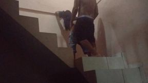 comi o cu da sapatao filha da empregada na escadaria da garagem do predio, fomos pagos no flagra. (jasmine santanna)