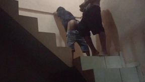 comi o cu da sapatao filha da empregada na escadaria da garagem do predio, fomos pagos no flagra. (jasmine santanna)