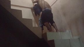 comi o cu da sapatao filha da empregada na escadaria da garagem do predio, fomos pagos no flagra. (jasmine santanna)