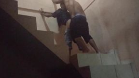 comi o cu da sapatao filha da empregada na escadaria da garagem do predio, fomos pagos no flagra. (jasmine santanna)