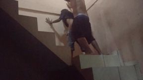 comi o cu da sapatao filha da empregada na escadaria da garagem do predio, fomos pagos no flagra. (jasmine santanna)