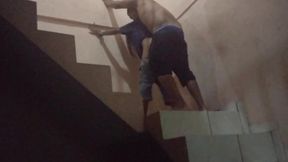 comi o cu da sapatao filha da empregada na escadaria da garagem do predio, fomos pagos no flagra. (jasmine santanna)