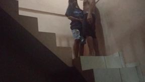 comi o cu da sapatao filha da empregada na escadaria da garagem do predio, fomos pagos no flagra. (jasmine santanna)