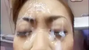 Japanese Air Hostess's Sultry Solo Flight and Sensual Touch-Ups!