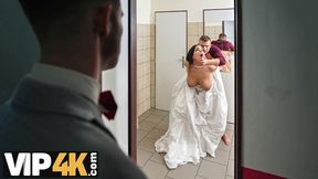 Cheating Bride Gets Caught by Groom and Fucked on Wedding Day